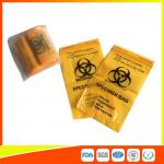 China Laboratory Biohazard Specimen Transport Bags Reclosable 3/4 Layer Yellow Color wholesale