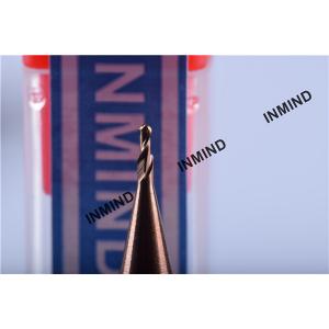 SiN Coating , Ball Nose End Mill , standard type R0.75 , 1.5mm  Germany Qulaity , Copper Colour , 2 Flute