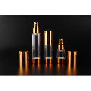 UKMS17 15ml-30ml-50ml UKPACK Acceptable AS Custom cosmetic Gold alumina vacuum bottle
